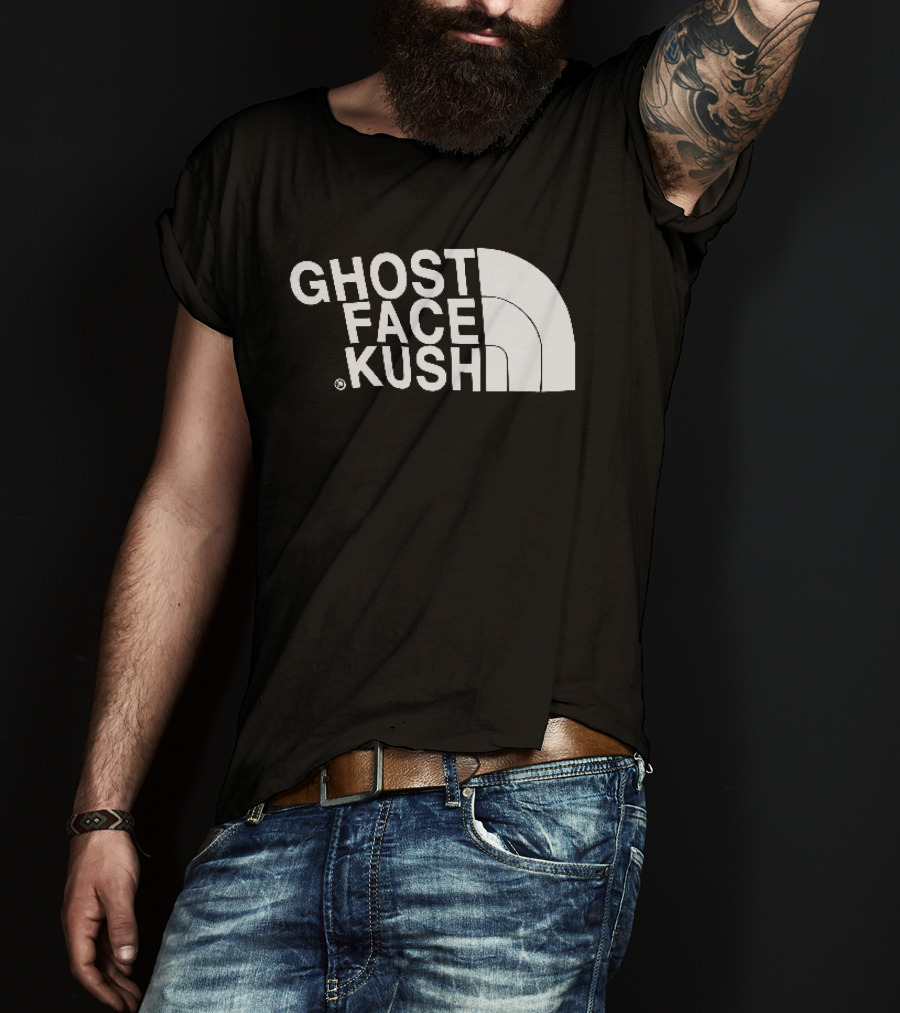 Ghost Face Kush North Face T-Shirt