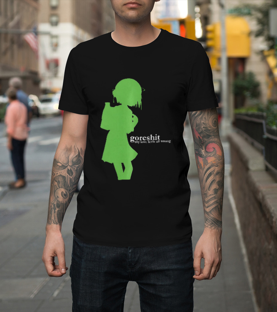 Goreshit My Love Feels All Wrong Anime T-Shirt