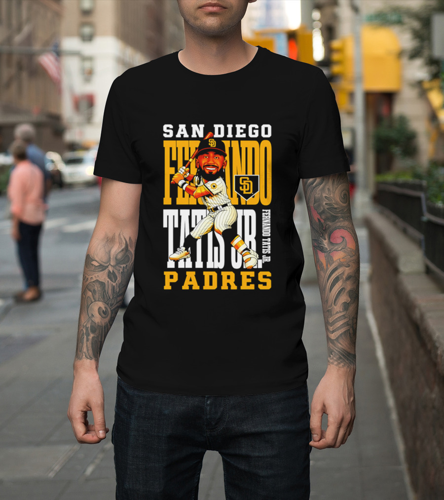 San Diego Padres Fernando Tatis Jr Iconic Baseball Star T-Shirt