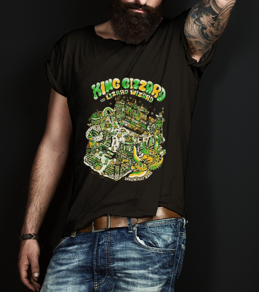 King Gizzard And The Lizard Wizard Drag Night 2026 Festival King Gizzard Stage T-Shirt