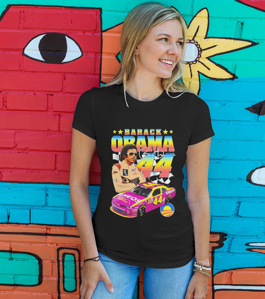 Barack Obama Racing 44 ENEOS NASCAR T-Shirt