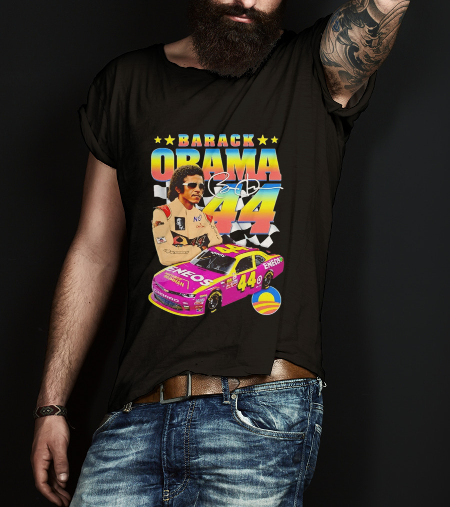 Barack Obama Racing 44 ENEOS NASCAR T-Shirt