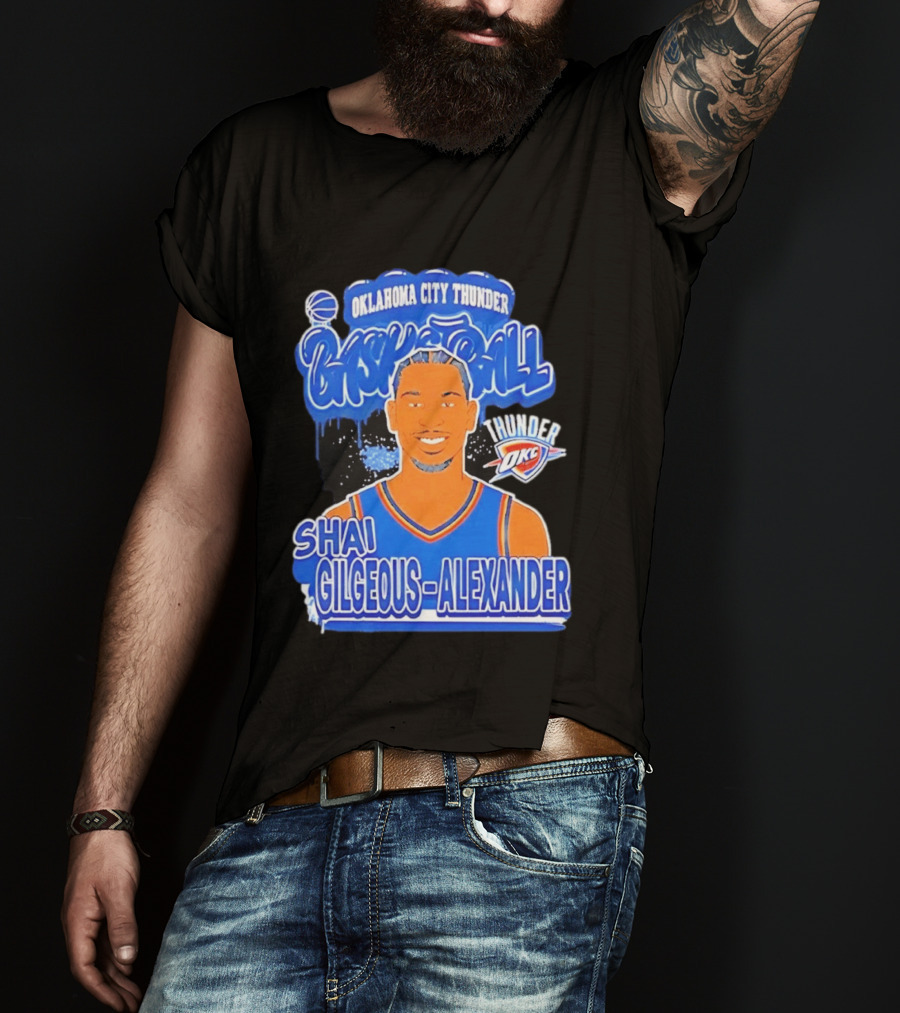 Shai Gilgeous Alexander Oklahoma City Thunder Basketball OKC Thunder T-Shirt