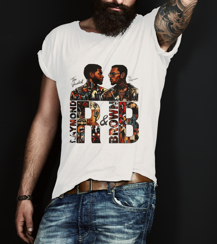 Usher Chris Brown Raymond R And B Tour 2026 Concert Hip Hop The Vocalist The Performer T-Shirt