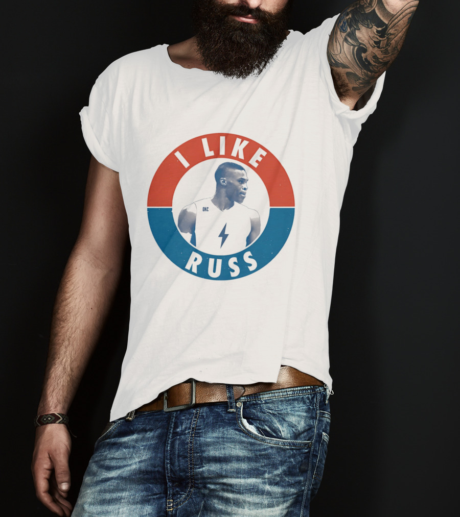 I Like Russ Oklahoma City Thunder Westbrook T-Shirt