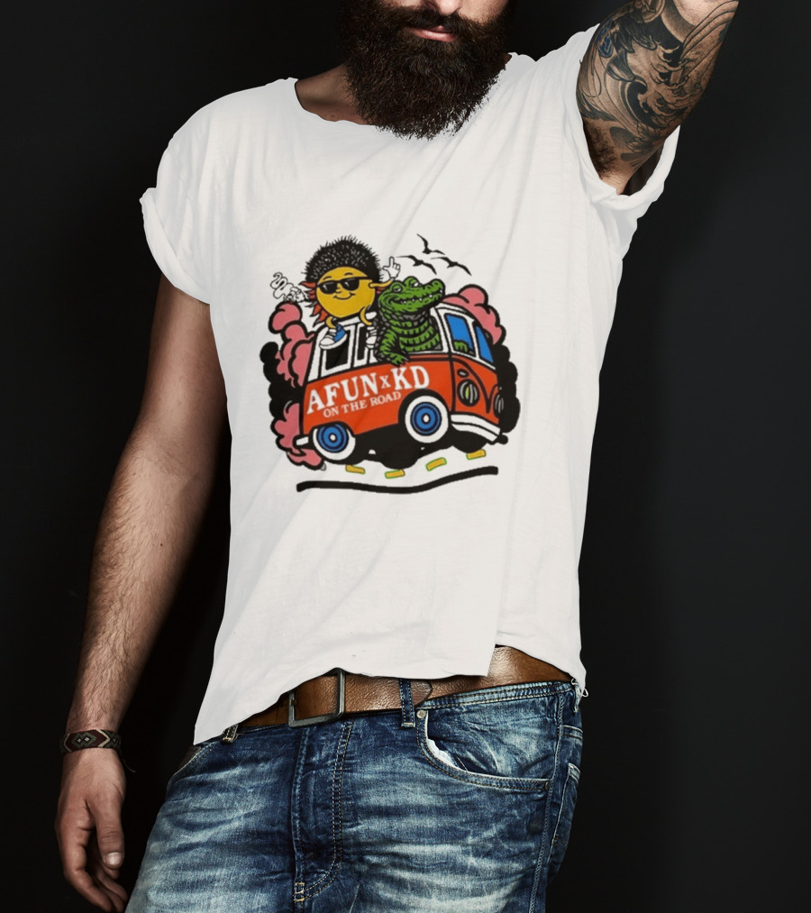 Kitchen Dwellers Andy Frasco AFUN X KD Tour 2026 On The Road Bus Adventure T-Shirt