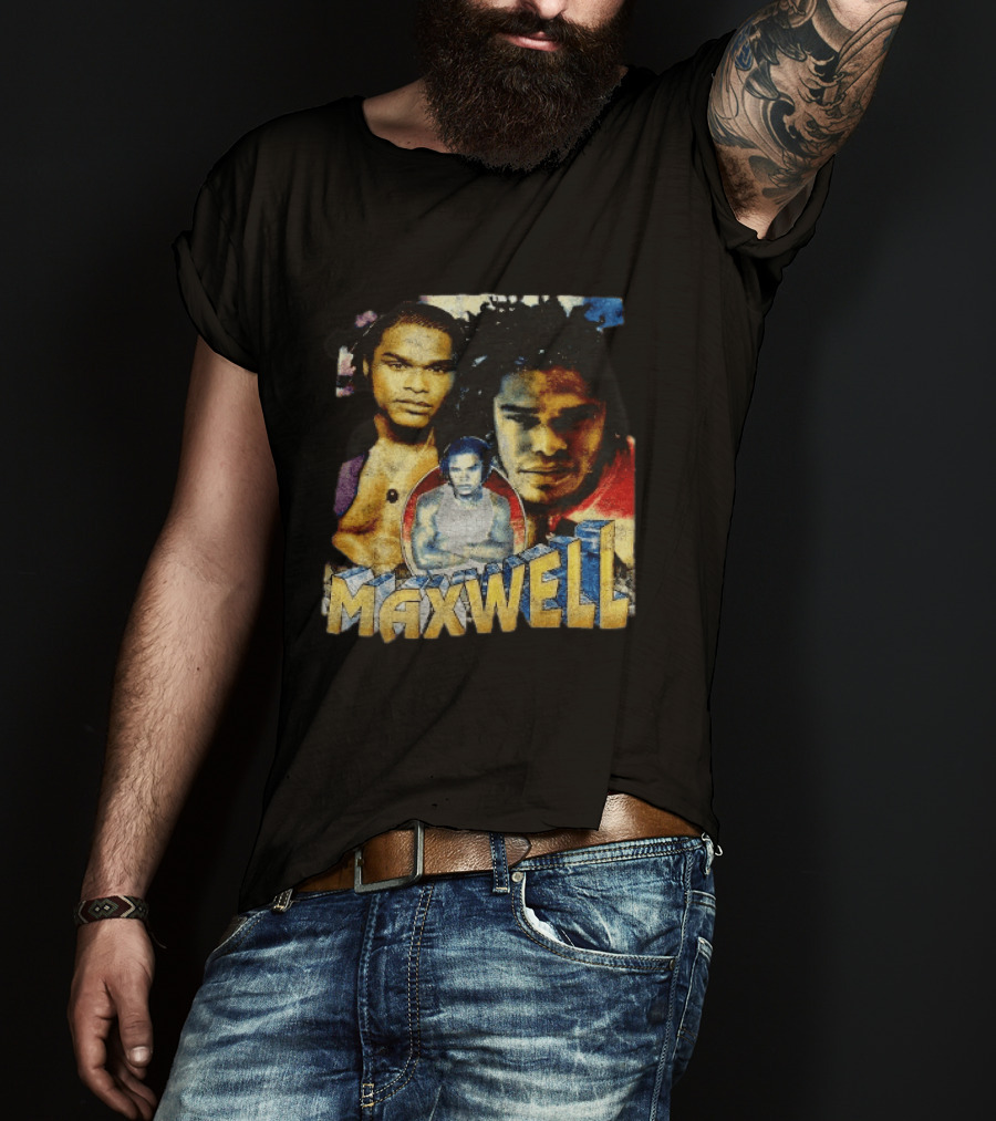 Maxwell 1990s Music Legend Collage T-Shirt