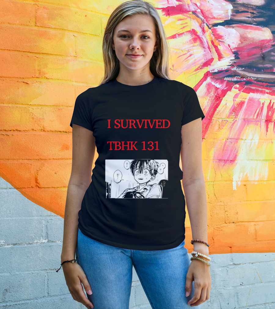 I Survived Tbhk 131 Crying Boy Manga Panel Japanese Comic Scene T-Shirt