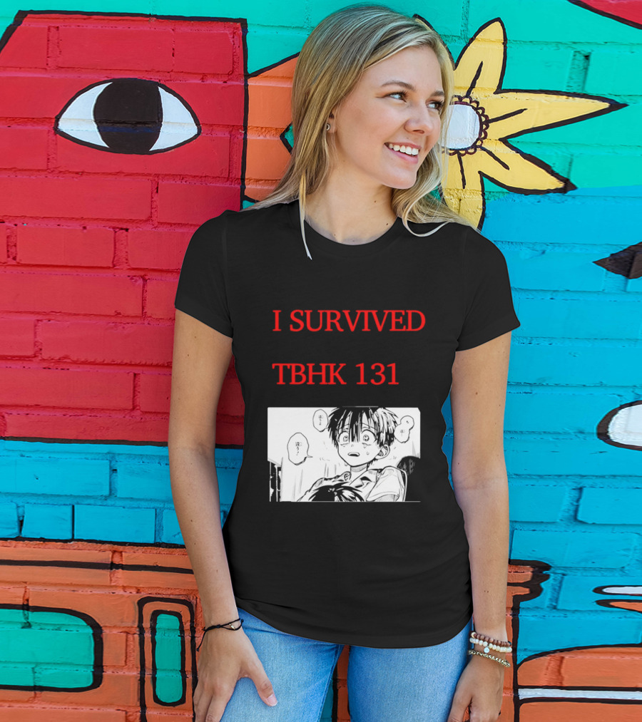 I Survived Tbhk 131 Crying Boy Manga Panel Japanese Comic Scene T-Shirt