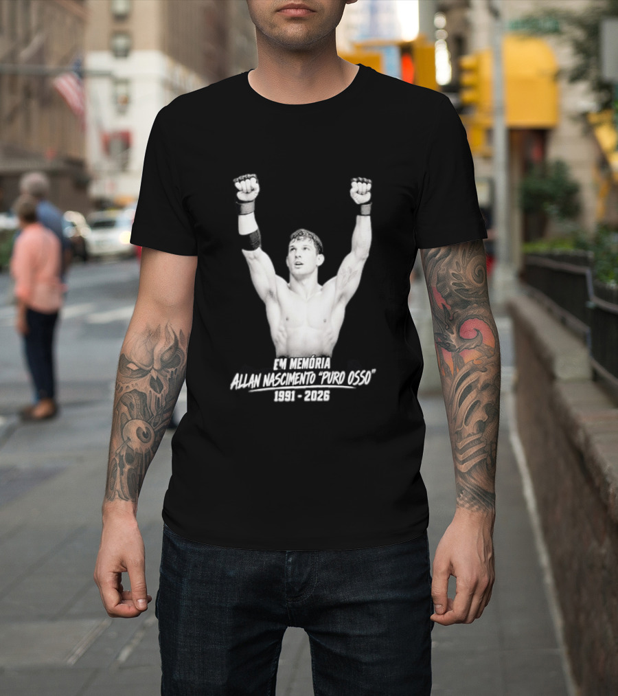 Ian Machado Garry Em Memória Allan Nascimento Puro Osso 1990 2026 T-Shirt