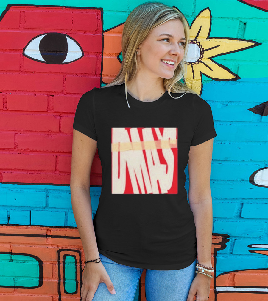 DMA's DMA's Album Cover Art Distorted Red White T-Shirt