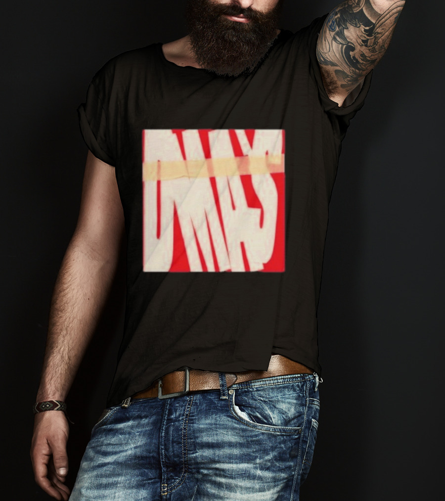 DMA's DMA's Album Cover Art Distorted Red White T-Shirt