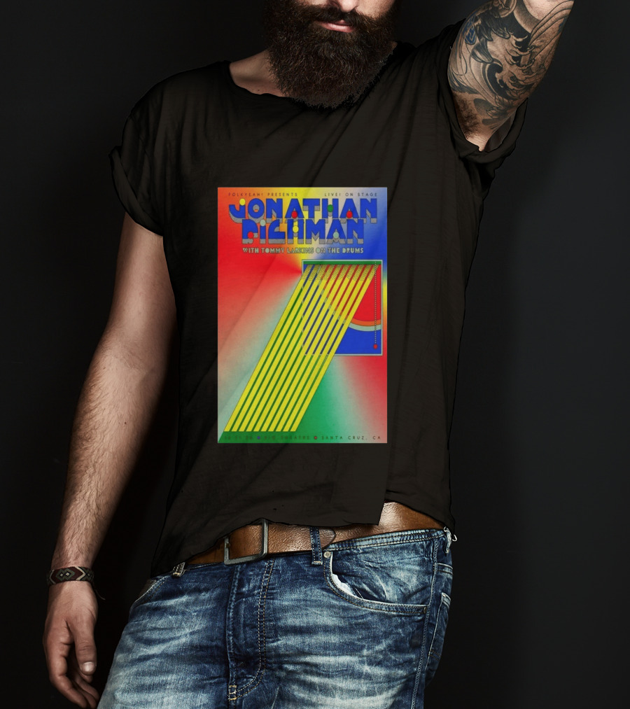 Jonathan Richman Live On Stage With Tommy Larkins Rio Theatre Santa Cruz December 11 2026 T-Shirt