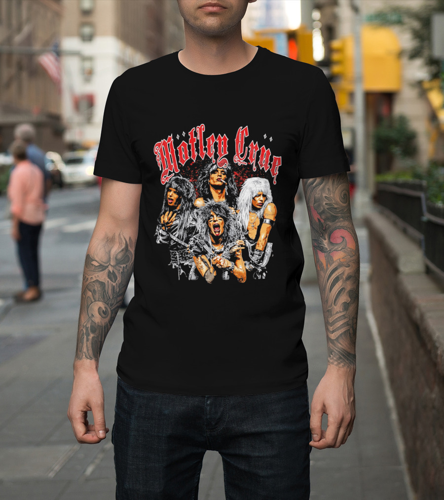 Mötley Crüe Classic Band Members T-Shirt