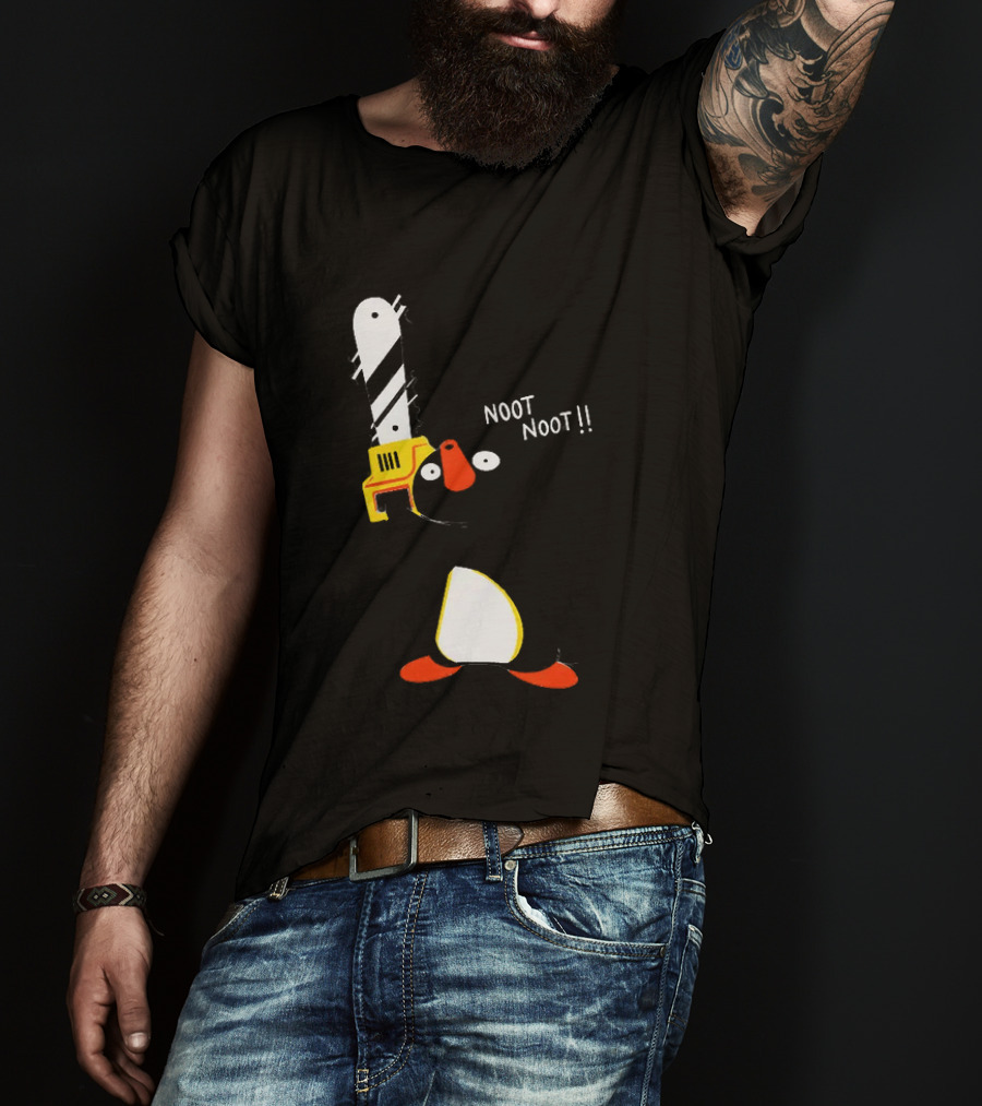 Pingu Chainsaw Noot Noot!! T-Shirt
