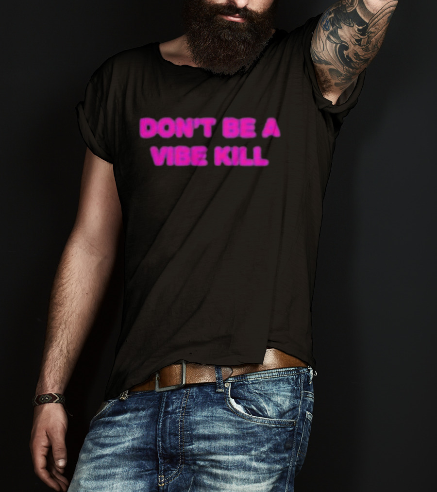 Madonna Don't Be A Vibe Kill Pink T-Shirt