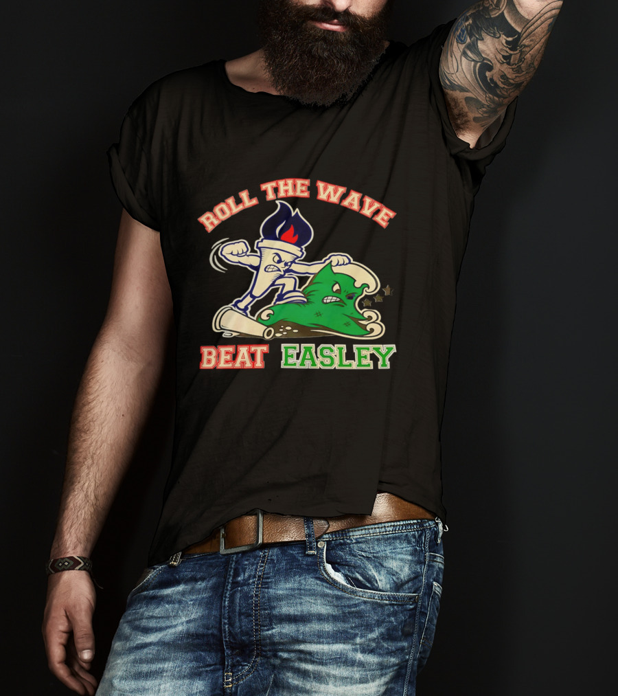 Roll The Wave Beat Easley Torch Green Wave T-Shirt