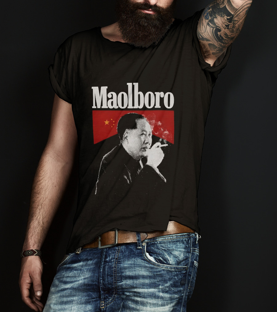 Maolboro Smoking Chairman Mao Zedong Communist T-Shirt