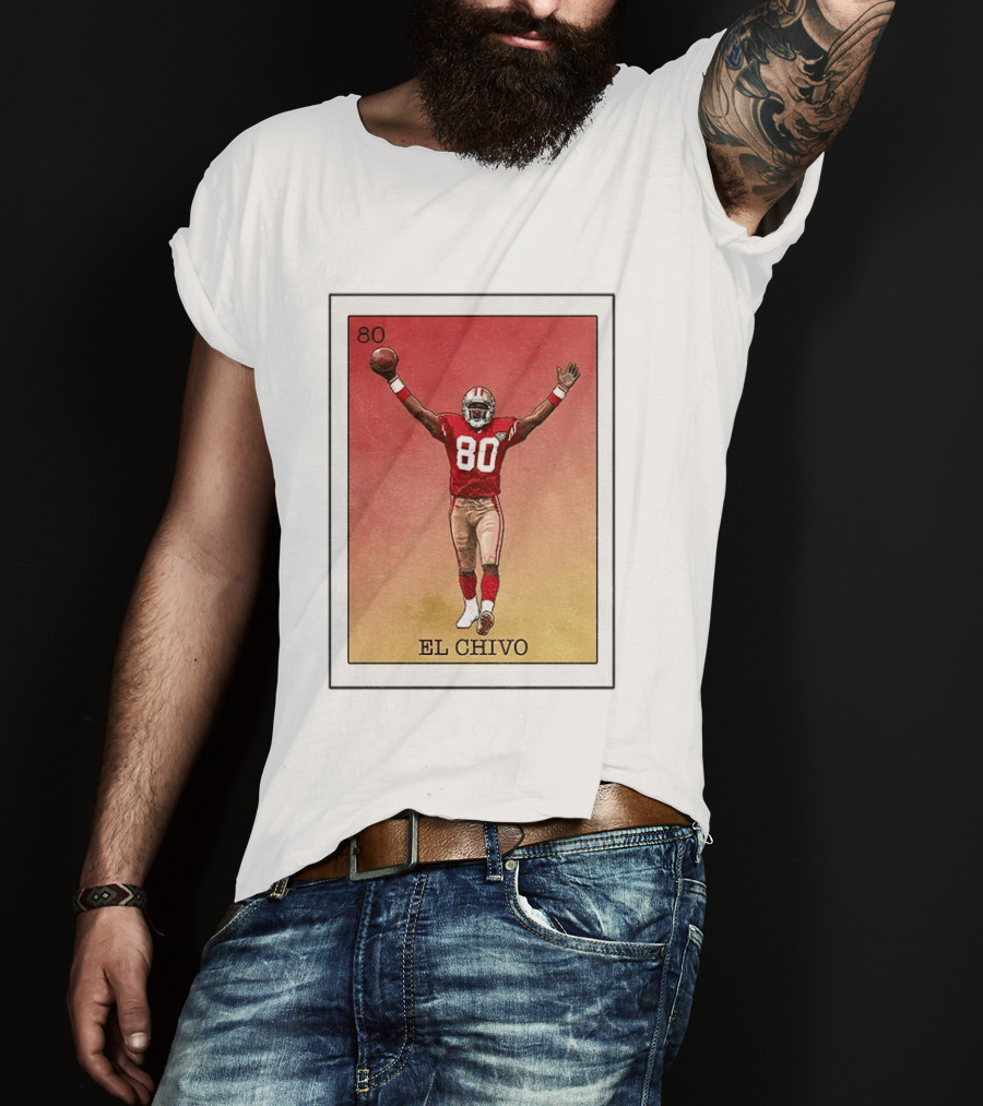 El Chivo 80 San Francisco 49ers Loteria Card T-Shirt