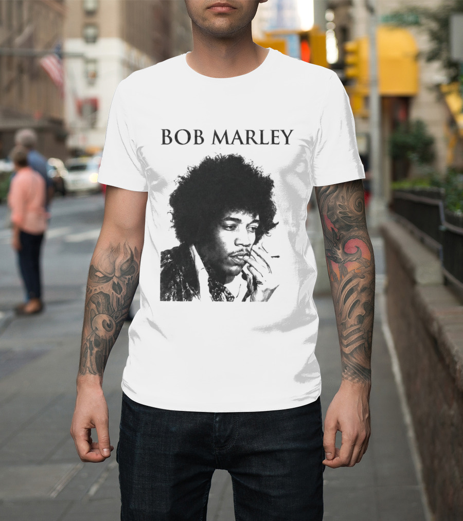 Bob Marley Jimi Hendrix T-Shirt