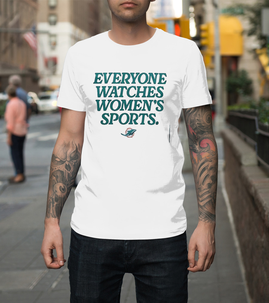 Miami Dolphins Everyone Es Women's Sports T-Shirt