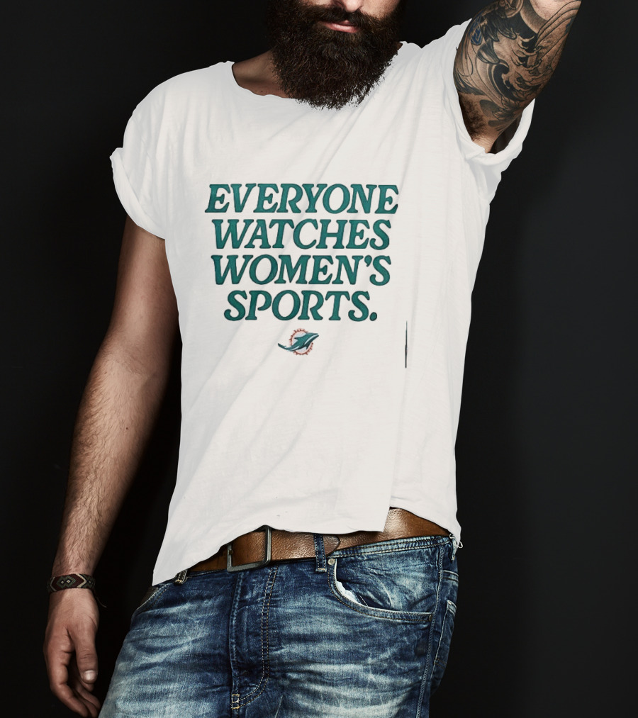 Miami Dolphins Everyone Es Women's Sports T-Shirt