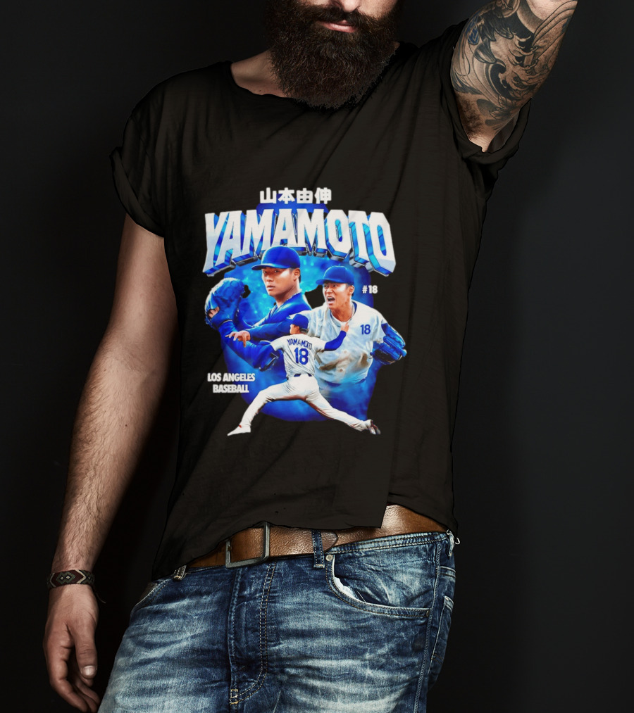 Yamamoto #18 Los Angeles Baseball 2026 T-Shirt