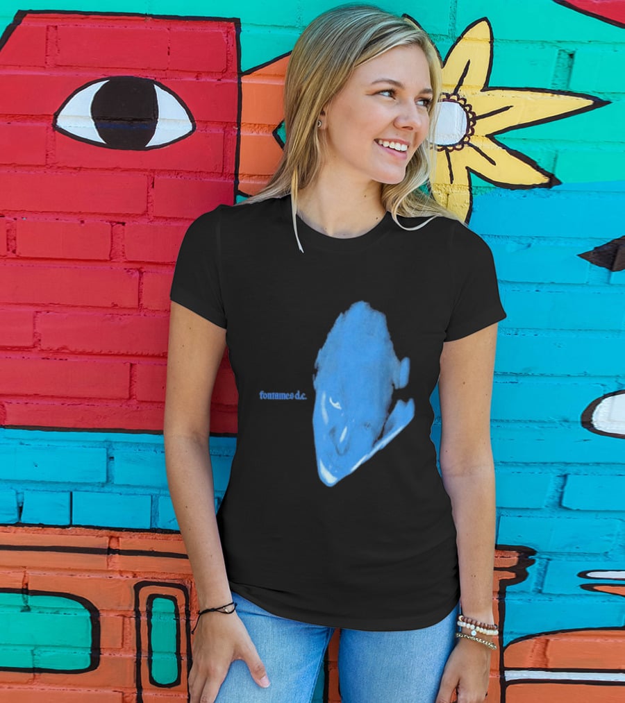 Fontaines D.C. Dopamine Chamber Blue Cover Black T-Shirt
