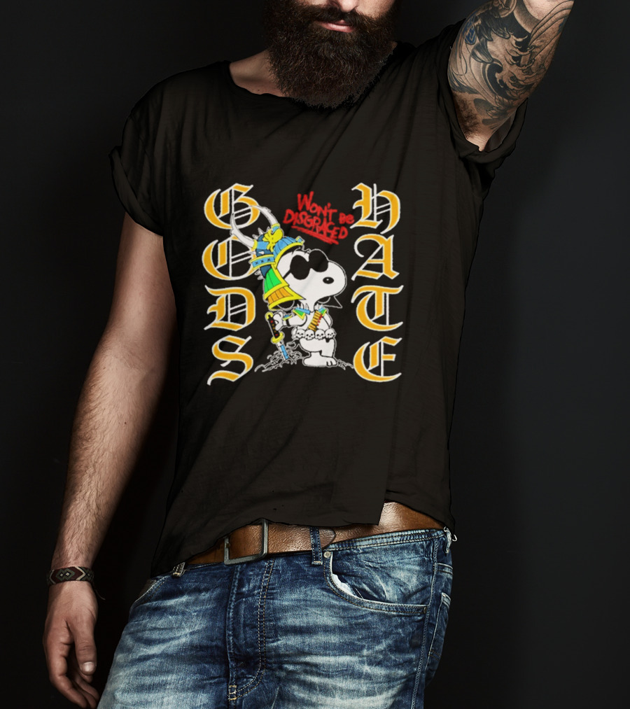 God's Hate We Owe You Nothing Samurai Joe Hardcore T-Shirt