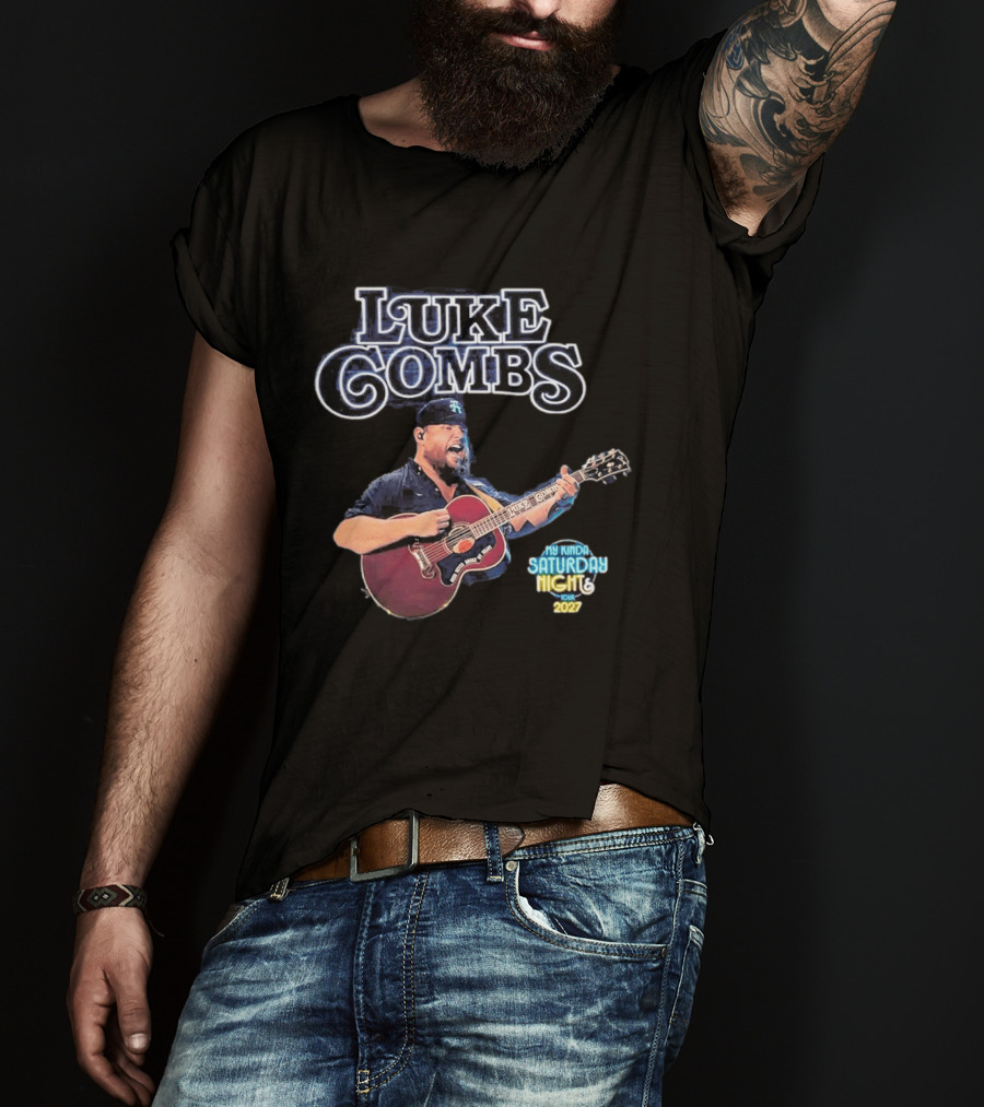 Luke Combs My Kinda Saturday Night Tour 2027 T-Shirt
