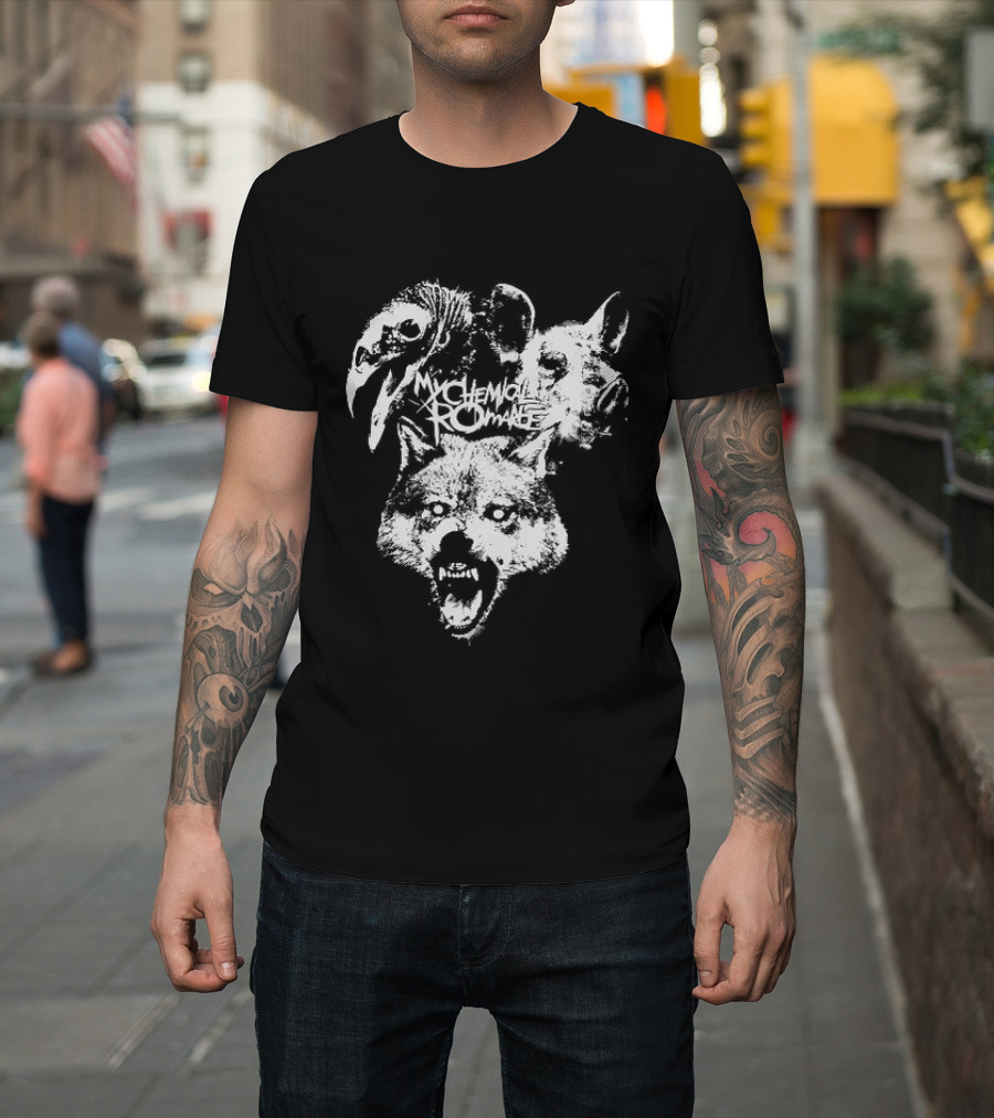 MCR Washington 2026 Tour Mask Animal Faces T-Shirt