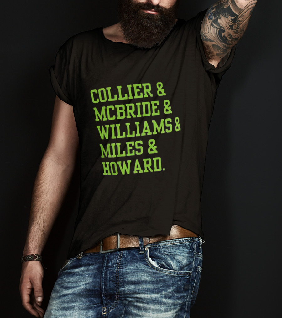 Collier McBride Williams Miles Howard Minnesota Lynx WNBA Players T-Shirt