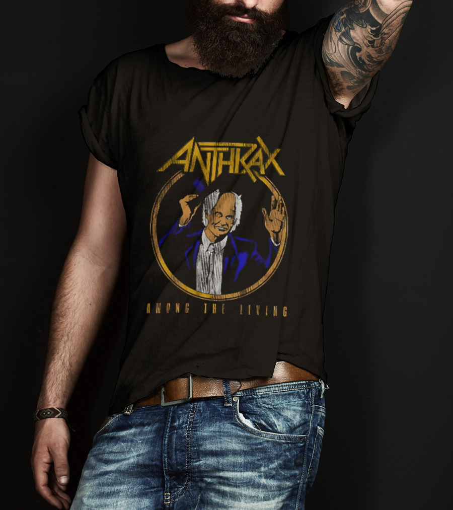 Anthrax Among The Living Randall Flagg Band Music T-Shirt