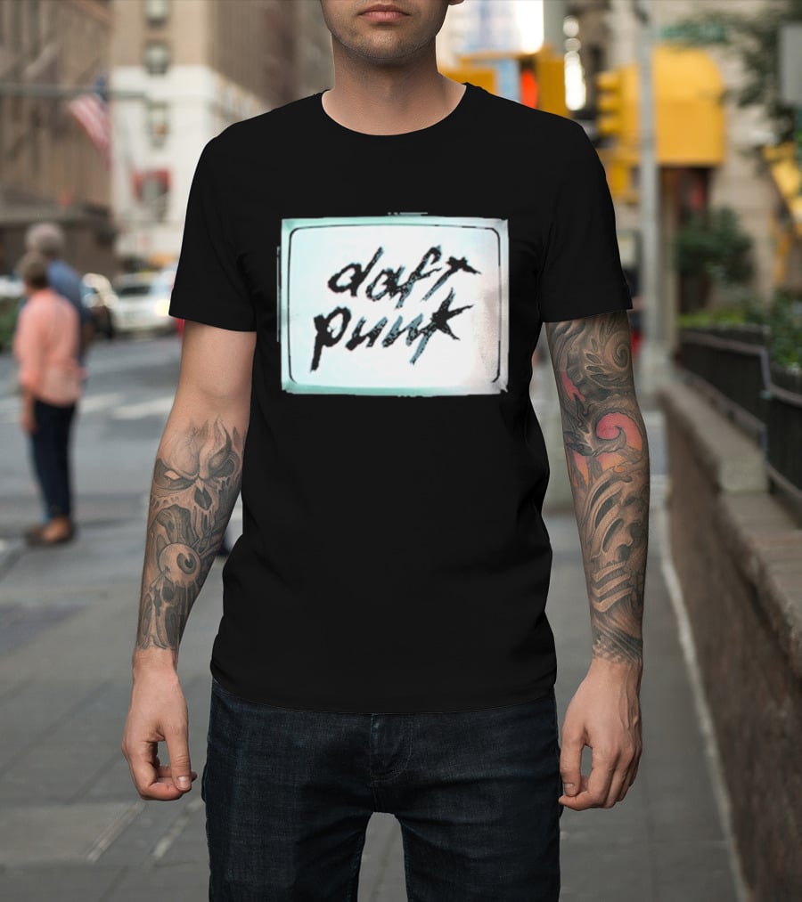 Daft Punk Human After All Vintage Television T-Shirt