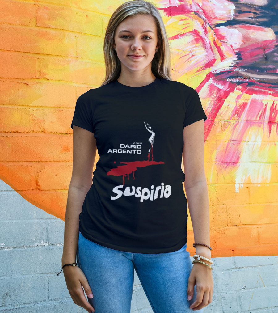 Dario Argento Suspiria Horror Classic Red Drip T-Shirt