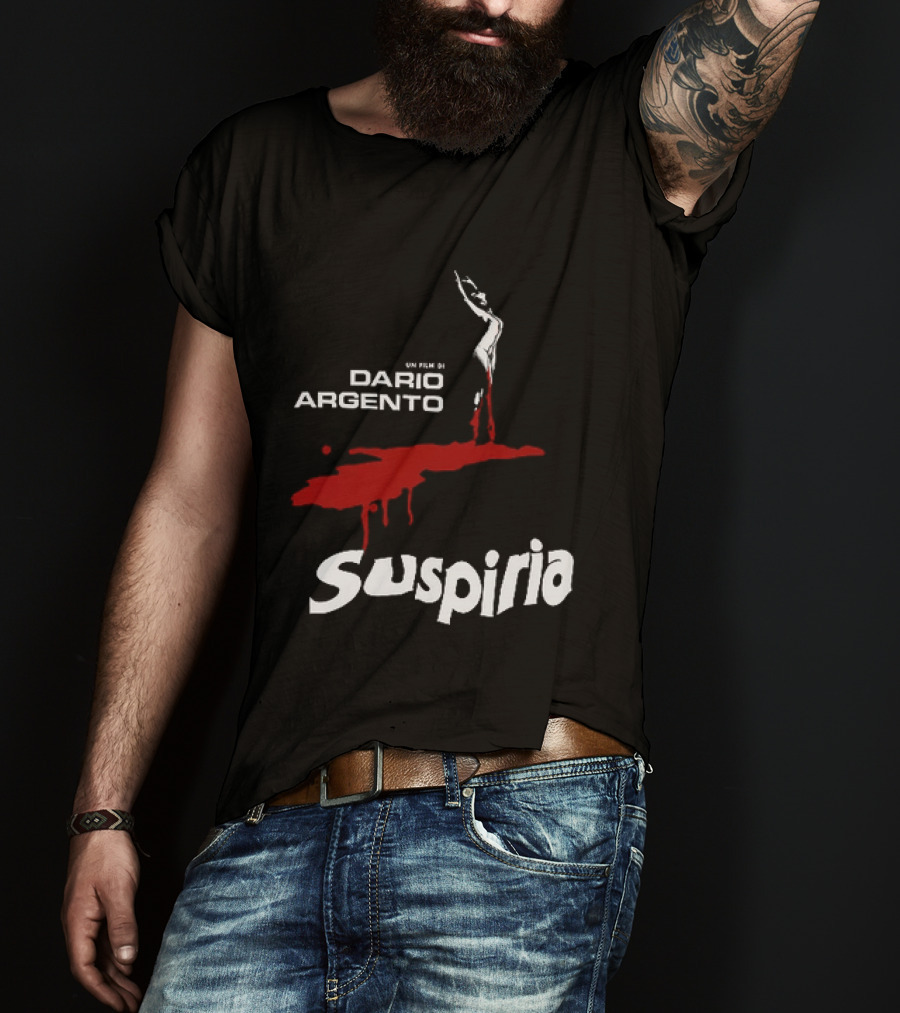 Dario Argento Suspiria Horror Classic Red Drip T-Shirt