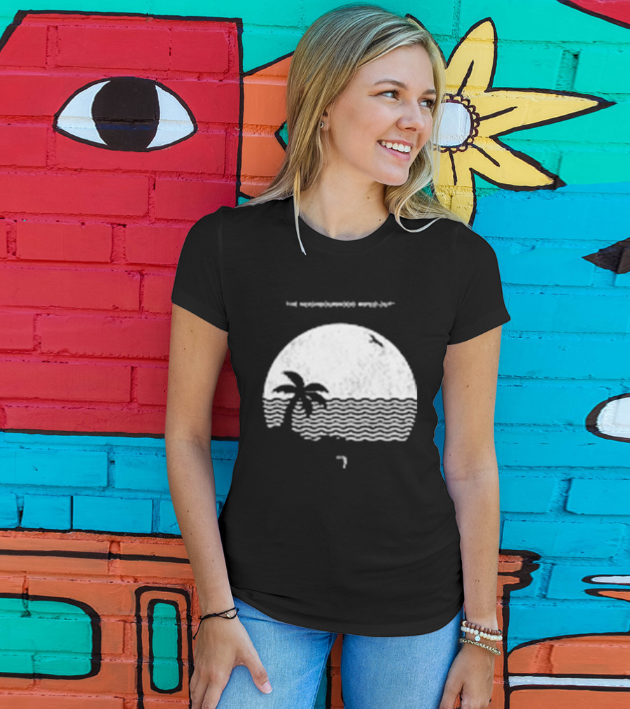 The Neighbourhood Wiped Out Album Palm Tree Beach Scene T-Shirt