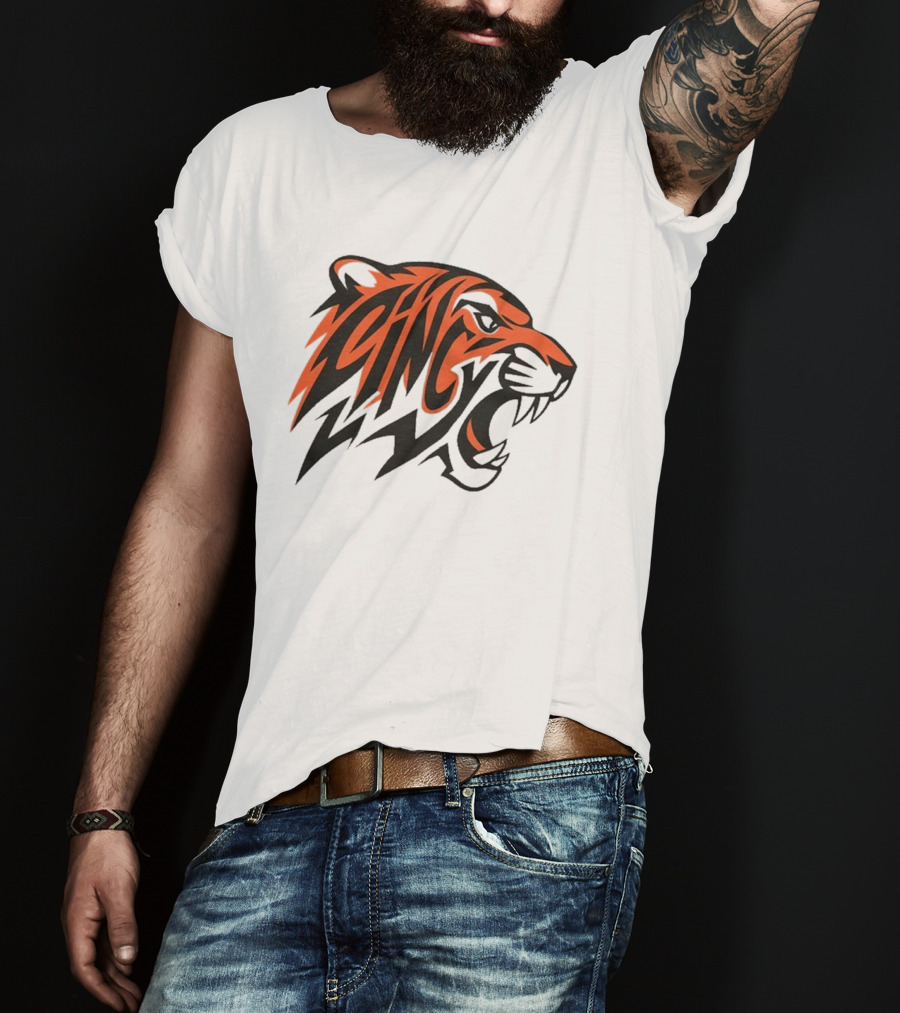 Cincy Tiger Stripes Roaring Bengal T-Shirt