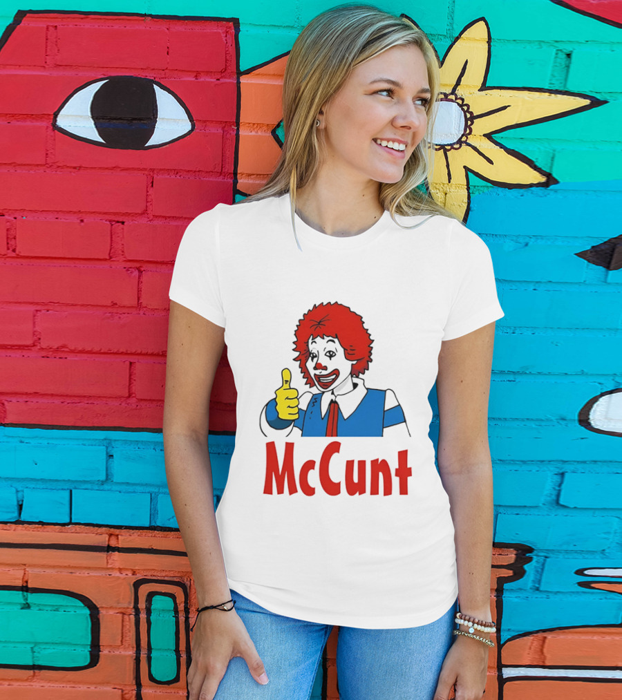 Ronald McDonald McCunt Thumbs Up Red Hair Blue Outfit T-Shirt