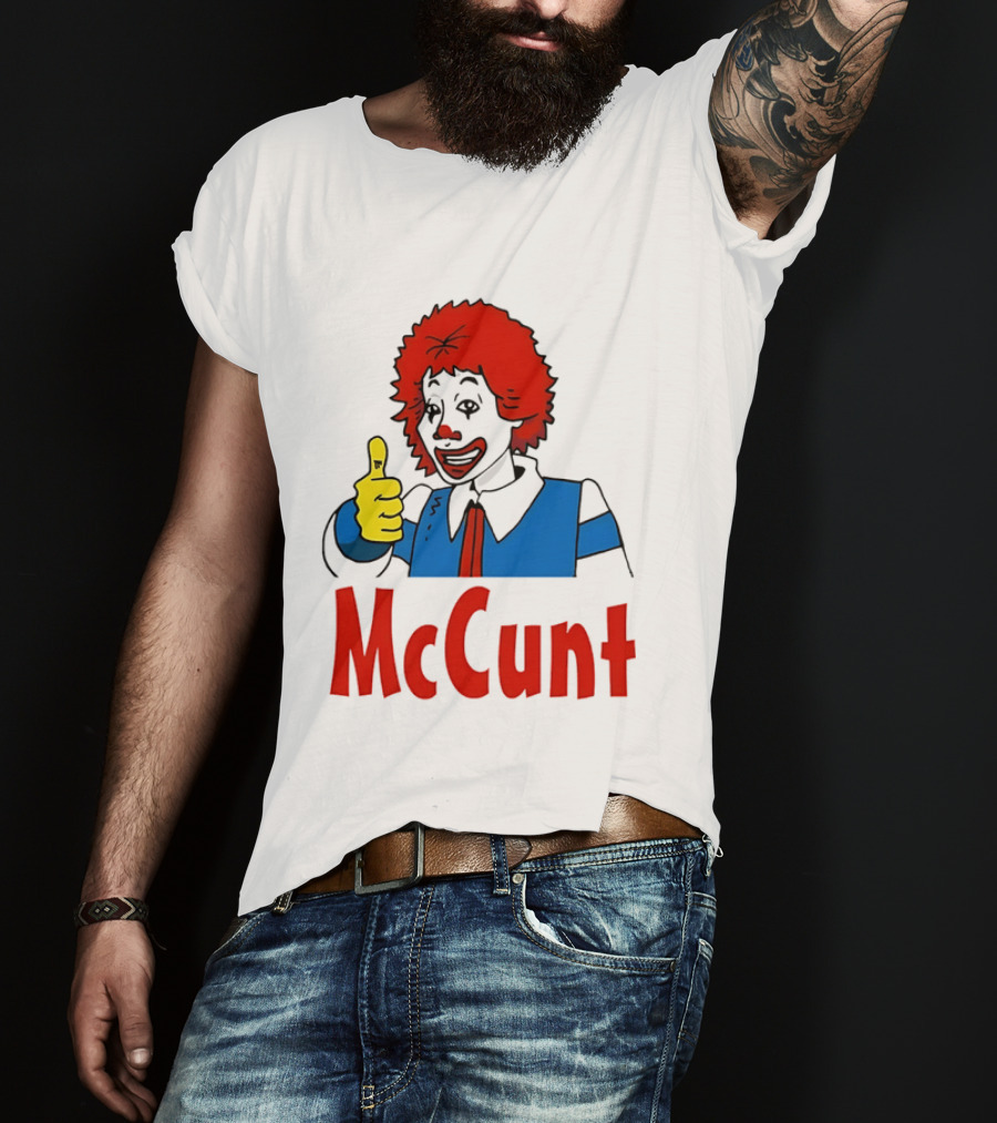 Ronald McDonald McCunt Thumbs Up Red Hair Blue Outfit T-Shirt