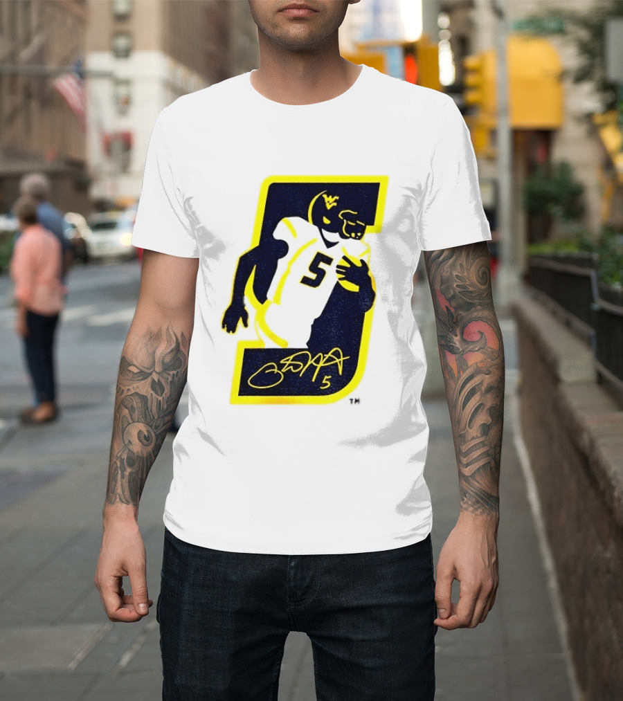 Thank You Pat White 5 West Virginia Mountaineers Retirement 84 T-Shirt