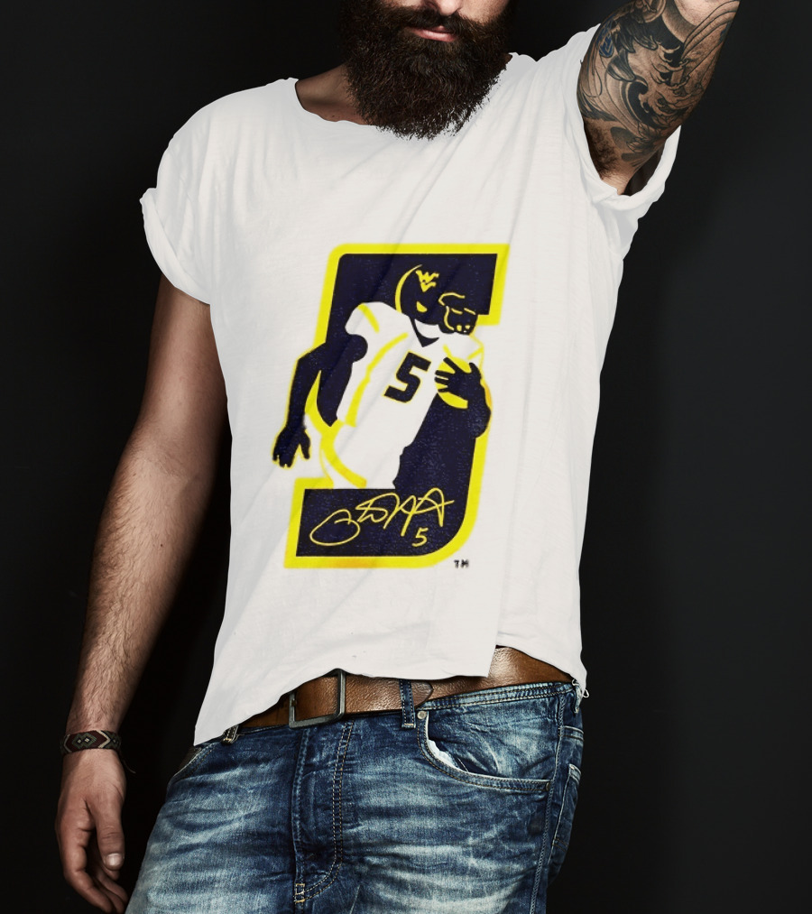 Thank You Pat White 5 West Virginia Mountaineers Retirement 84 T-Shirt