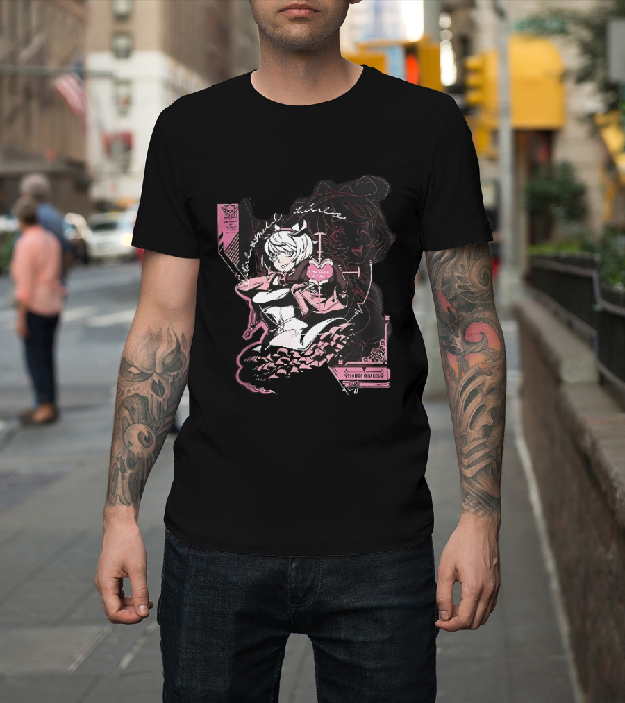 Elphelt Valentine Anime Girl Magical Heart Gesture Eternal Love T-Shirt