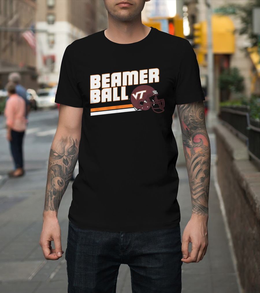 Beamer Ball VT Football Virginia Tech Frank Beamer Coach T-Shirt