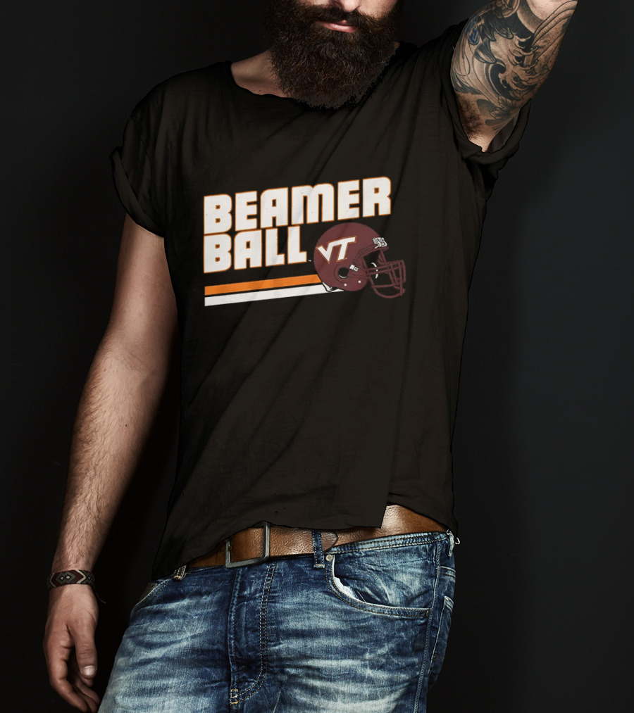 Beamer Ball VT Football Virginia Tech Frank Beamer Coach T-Shirt