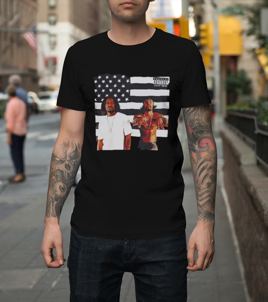 OutKirk Kirk X Floyd American Flag Explicit Content T-Shirt
