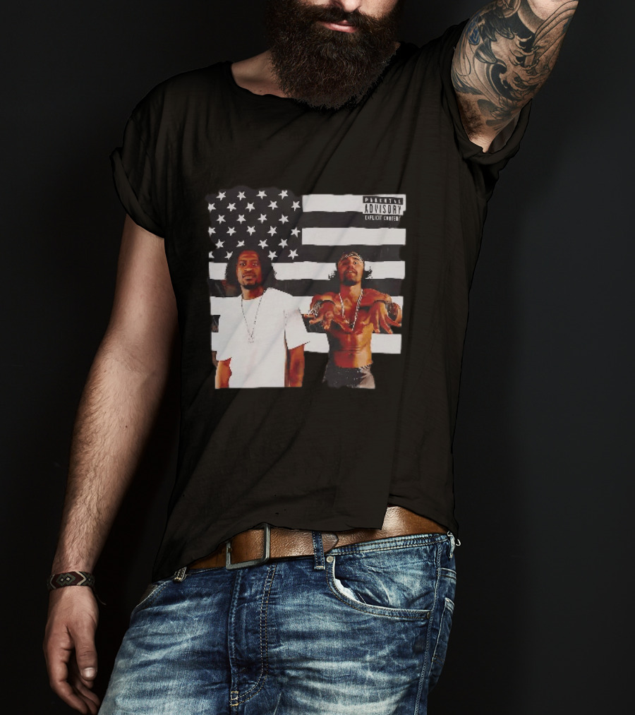 OutKirk Kirk X Floyd American Flag Explicit Content T-Shirt