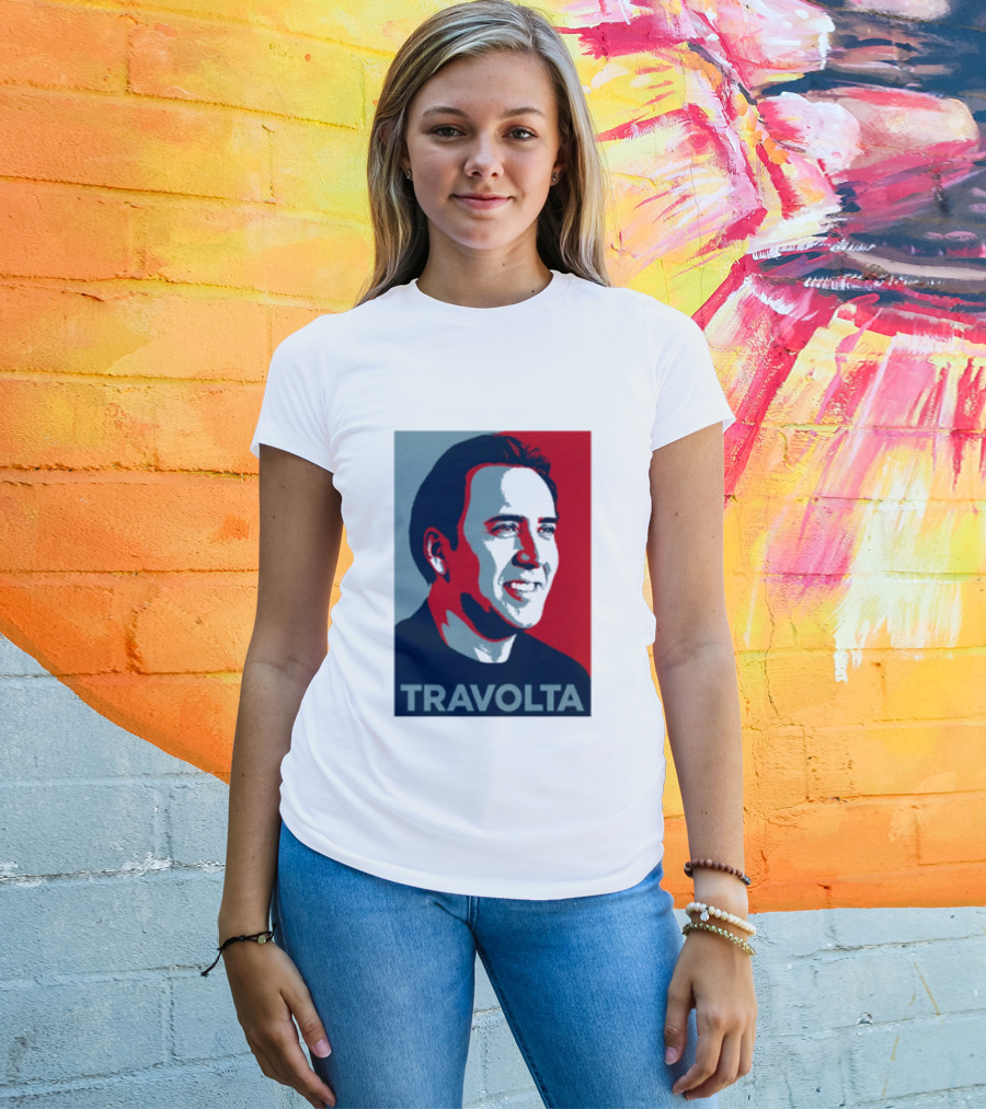 Nicolas Cage Travolta Hope Face Off Image T-Shirt