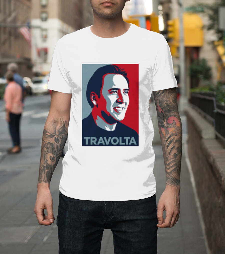 Nicolas Cage Travolta Hope Face Off Image T-Shirt