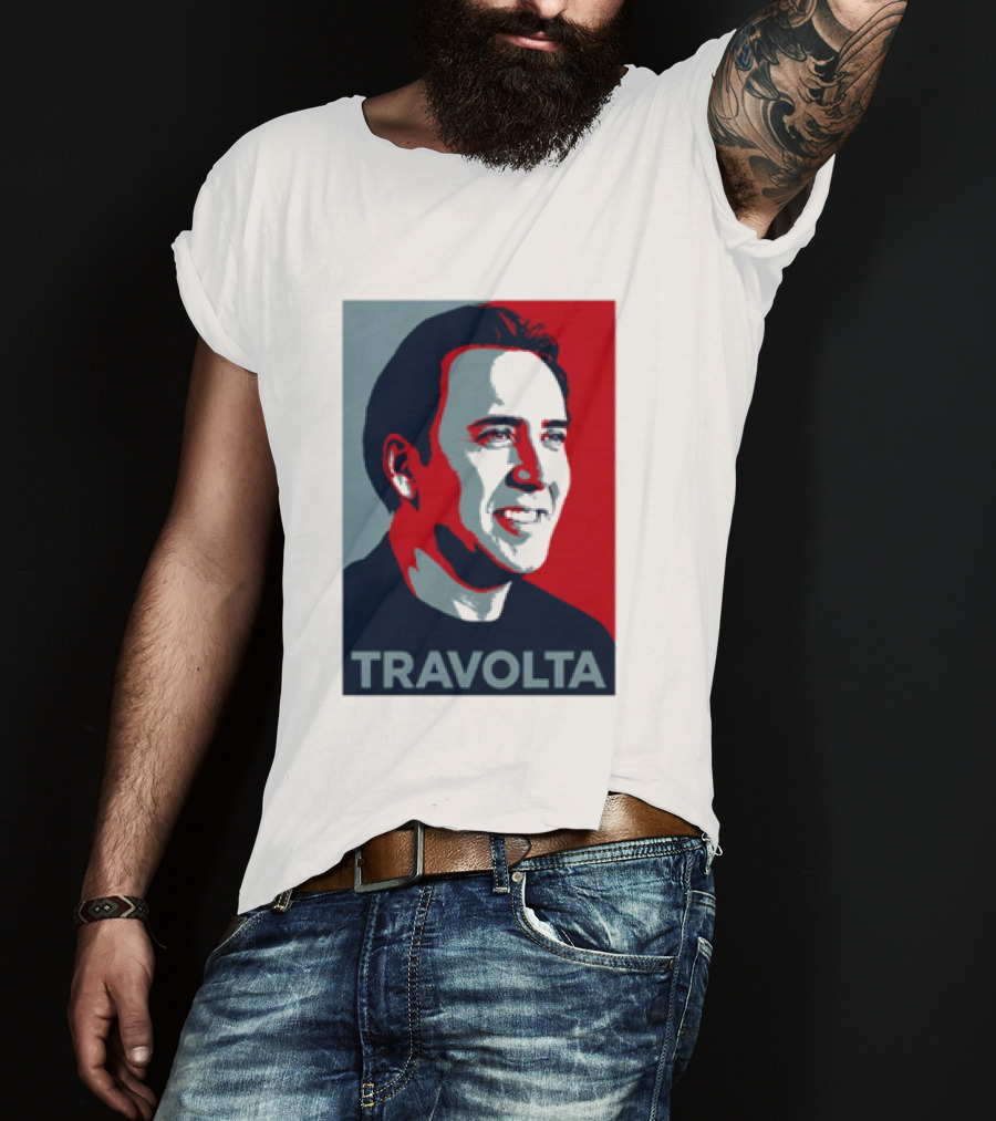 Nicolas Cage Travolta Hope Face Off Image T-Shirt